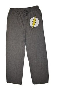 DC Comics Mens The Flash Lightning Bolt Logo Sleep Lounge Pajama Pants New L - Picture 1 of 5