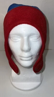 Gap Baby Toddler Polyester Fleece Winter Cap Hat Red Blue - Image 1 of 4