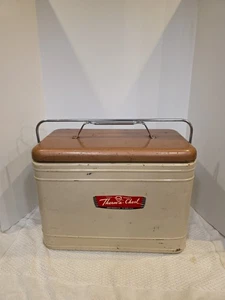 Vintage Knapp Monarch St. Louis Therm-a-Chest Picnic Cooler With Tray - Picture 1 of 15