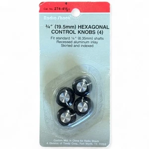 Radio Shack 274-415 Steuerknöpfe 3/4" Sechskant - passend für 1/4 Welle - Bild 1 von 2