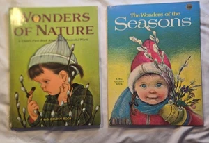 The Wonder Of The Seasons and Wonders of Nature Big Golden Books 1974 Hardcover - Bild 1 von 20
