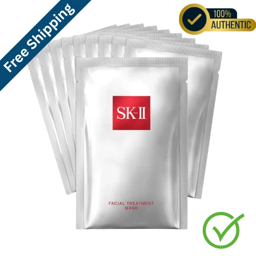 SK-II Facial Treatment Mask 10 Sheets | Brightening & Hydrating | Pitera Essence - Image 1 of 4