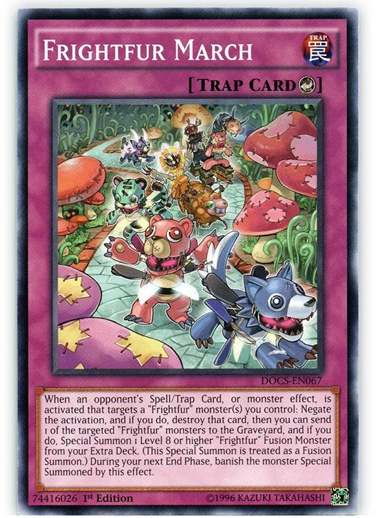 1x (EX) Frightfur March - DOCS-EN067 - Common - 1st Edition  YuGiOh - Image 1 of 1