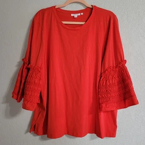 Chico's Women's XXL Bell Sleeve Blouse - Picture 1 of 4