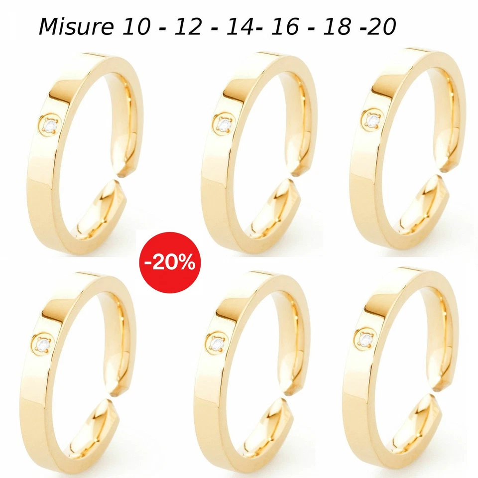 ANELLO donna acciaio fedina SAGAPO SFN38 S'Agapo Misura 10