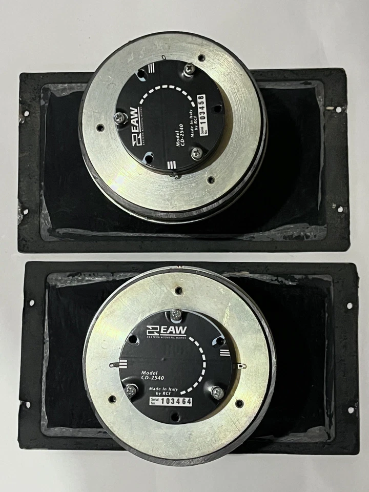 EAW CD-2540 Drivers By RCF  With Horns - Require New Diaphragms - Image 1 of 3