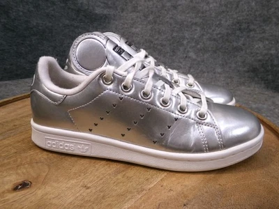 Adidas Originals x Disney Mickey Mouse Stan Smith ID7187 Silver Mens Size 4 / W5 - Image 1 of 4