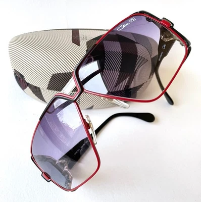 vintage CAZAL 951 col 330 red black W.Germany rare sunglasses 1980s HipHop 955 - Bild 1 von 4