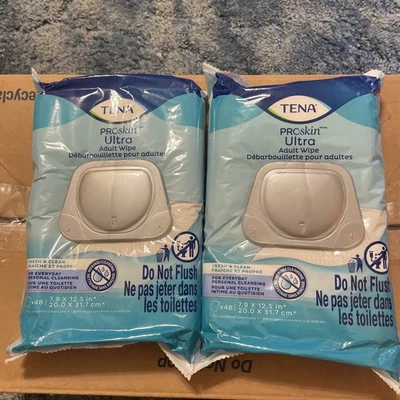 Toallitas Tena Proskin Ultra para adultos, 48 unidades - 2 paquetes Foto 1 de 4