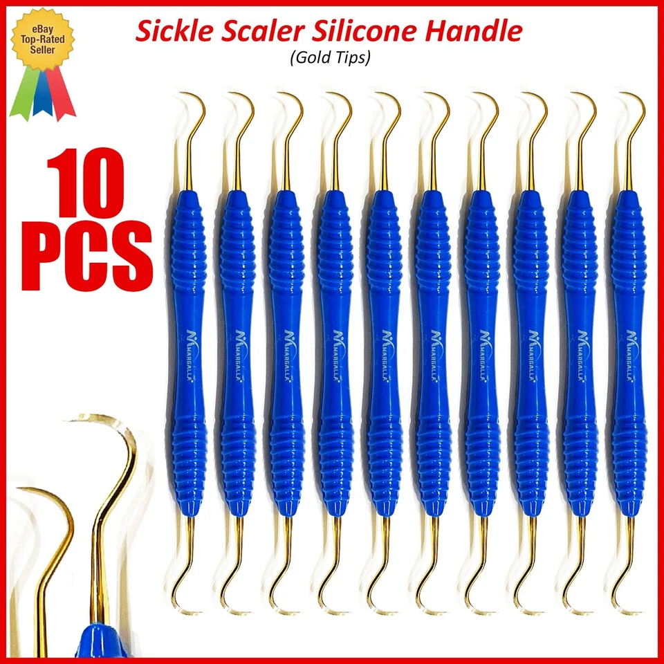 Sickle Scaler H6/H7 Dental Anterior Posterior Periodontal Silicone Handle - Image 1 of 1