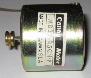 Canon DC Motor with Pulley - 12 V - 3800 RPM - Ultra Quiet Cassette Motor - 2mm - Picture 1 of 6
