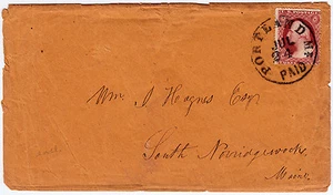 #26A - 3¢ 1857-60, Plate 10 or 11, tied PORTLAND, ME integral “PAID” CDS - Picture 1 of 1