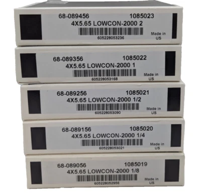 Schneider 4x5.65" Low Contrast-2000, 1/8, 1/4, 1/2, 1 & 2 Filter Set - 5 Filters - Image 1 of 4