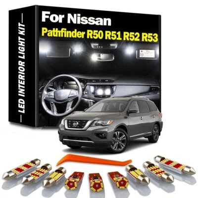 Canbus LED Interior Light Kit For Nissan Pathfinder R50 R51 R52 R53 1986-2020 - image 1 of 4