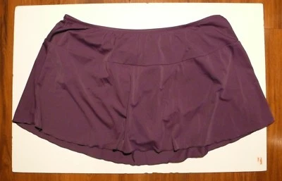 ELOMI ES7601 необходимый расклешенный юбка бриф бордовый фиолетовый плавать низ размер 20 - Изображение 1 из 4