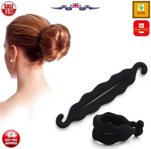 FRENCH HAIR BRAIDING TOOL Bun Maker Roller Hook Easy Plait Twist Styling Magic - Picture 1 of 11