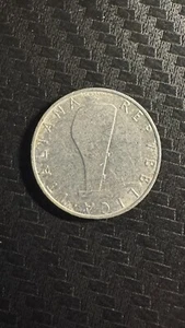 1955 Italy 5 Lire Dolphin Coin KM#95 Aluminum - Italian Republic - Picture 1 of 2