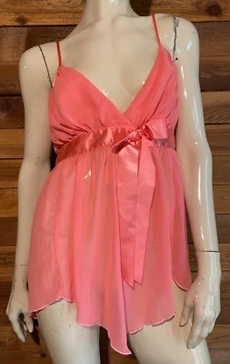 CAMISÓN BABYDOLL TALLA GRANDE MELOCOTÓN SEDUCTOR NUEVO SIN ETIQUETAS #14337 Foto 1 de 4