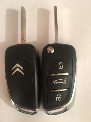 Clé Vierge Complète Citroen C4 DS4 C4L DS Hella Id46 100% lame sans les rainures