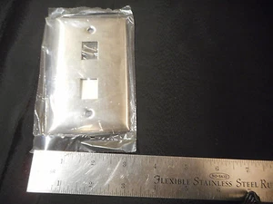 1 Gang 2 hole Stainless cat 5 data / voice wall plate cover - Bild 1 von 3