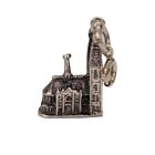 800 Silver Round Spring Clasp Koln Cologne Cathedral Germany Charm E329