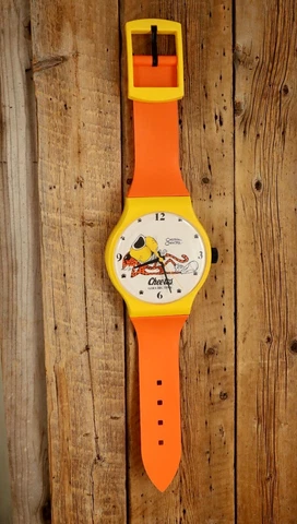 Vintage 70's Cheetos Advertising Wristwatch Wall Clock 45 Inch Cover