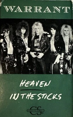 Vintage Warrant Cassette Single Heaven & In The Sticks 1988 CBS Records - Image 1 of 4