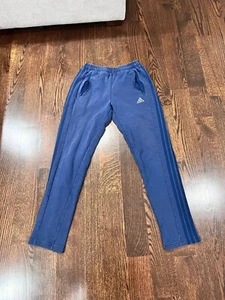 Men's Adidas Solid Blue Traditional Sweatpants Sweat Pants Size M Medium - Picture 1 of 8