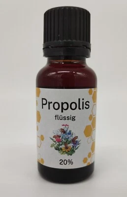 100% PURE Propolis Tinktur 20ml mit Tropfeinsatz - direkt vom Imker - 20% Propolis Anteil