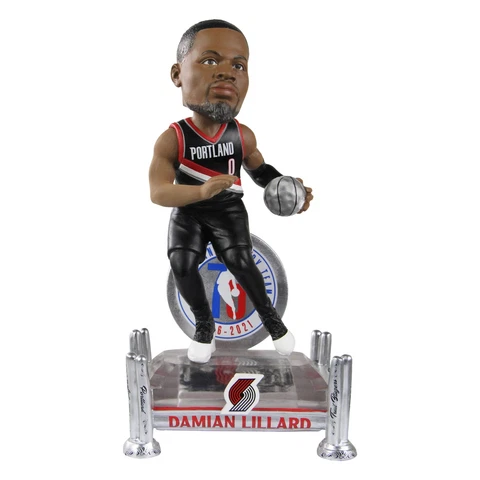 Damian Lillard Portland Trail Blazers 75th Anniversary Bobblehead NBA Basketball Cover