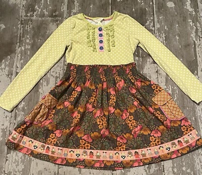 Matilda Jane fall long sleeve dress girls 8 - Image 1 of 4