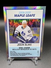 2009-10 O-Pee-Chee OPC Team Checklists GOAL LEADER Jason Blake #TC28 MAPLE LEAFS