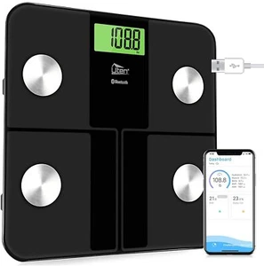 Digital 180KG Bathroom Scales Weighing Smart Body Fat BMI Bluetooth Weight Scale - Picture 1 of 10