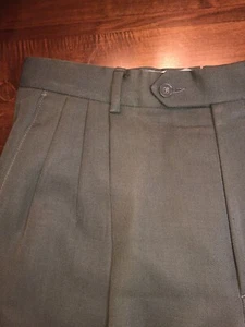 Givenchy Monsieur Mens Slacks Green Size 33r X 33 - Picture 1 of 8