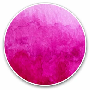 2 x Vinyl Stickers 30cm - Pink Watercolor Ombre Ink Art Cool Gift #14480 - Afbeelding 1 van 9