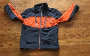 Boy's Snozu Jacket Hooded Size Med 5/6 Full Zip Digital Camo Red Black Gray - Picture 1 of 7