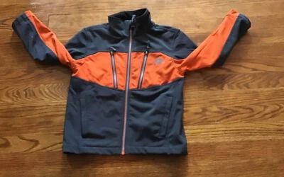 Boy's Snozu Jacket Hooded Size Med 5/6 Full Zip Digital Camo Red Black Gray - Image 1 of 4