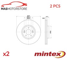 BRAKE DISCS SET PAIR FRONT MINTEX MDC2023 2PCS G NEW OE QUALITY