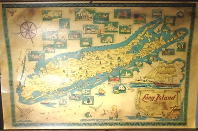 Catherine and Theodore Nelson LONG ISLAND, NEW YORK 1964 Very Good 19x12 - Image 1 of 3