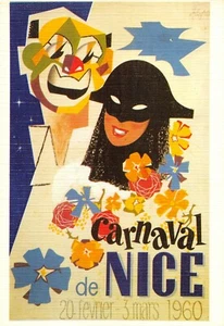 A9237) FRANCIA CARNAVAL DE NICE 1960 CARNEVALE DI NIZZA - Imagen 1 de 2