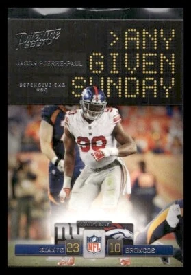 2021 Panini Prestige #AGS-JPP Jason Pierre-Paul New York Giants - Image 1 of 2