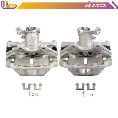 Rear Pair For 2006-2011 Buick Lucerne Cadillac DTS Brake Calipers w/ Bracket USA - Image 1 of 4