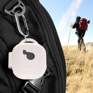 Silicone Case with Carabiner Protective Cover for Anker Soundcore P40i (Beige) - Picture 1 of 7