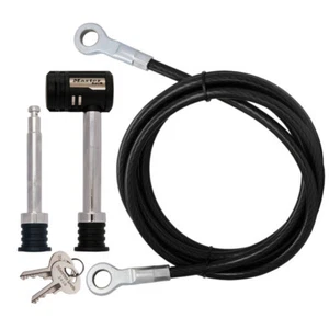 Master Lock 1470DAT Trailer Hitch Pin; Barbell Type With Key Lock; Fits 1/2 Inch - Picture 1 of 1