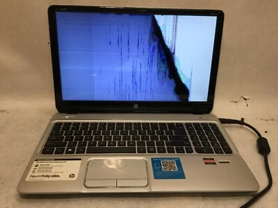 HP envy m6-1105dx / AMD A10 CRACKED SCREEN / (MISSING PARTS!) -MR - Image 1 of 4