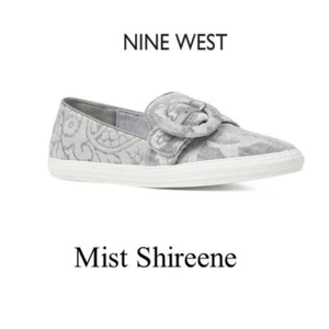 SALE!  NINE WEST Shireene Sneaker Women Size 6M Grey New in box  - Picture 1 of 6