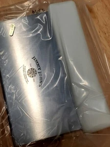 Jimmy John’s 6x3” Heavy Duty White Stainless Steel Dough Scraper-Cutter 031429 - Picture 1 of 3