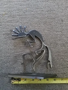 Lazart Kokopelli Metal Art Statue Decor Bookend ?-Figurine  - Picture 1 of 4
