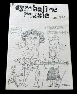 Cymbaline Música #6 Vintage 1980'S Fanzine Lanzamiento Muses Sarah Discos Era - Imagen 1 de 6