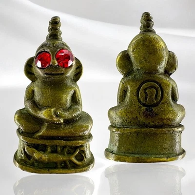 NGANG CHARM PHRA LP AMULETO COLGANTE MAGIA KRUBAWANG BUDA TAILANDÉS ÍDOLO ANTIGUO Foto 1 de 4